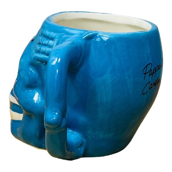 Pappasito's Cantina Day of The Dead 3D Skull Mug Blue EUC - Picture 7 of 12